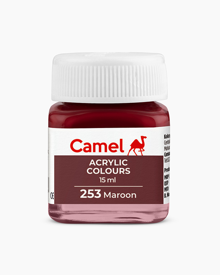 Maroon Camel Acrylic Colours